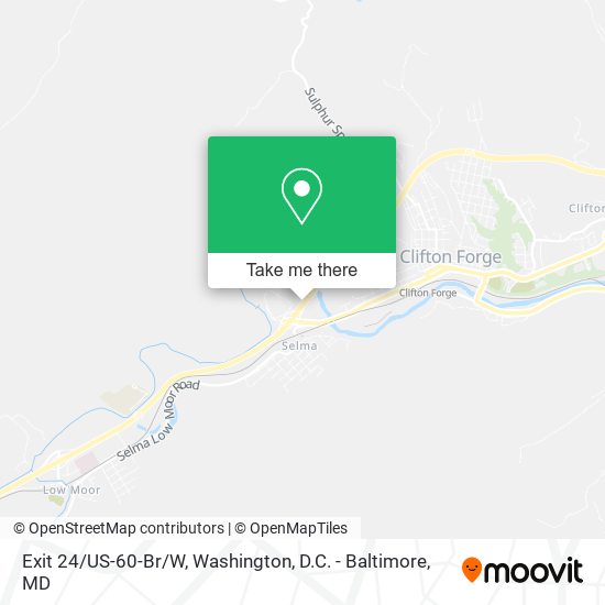 Mapa de Exit 24/US-60-Br/W