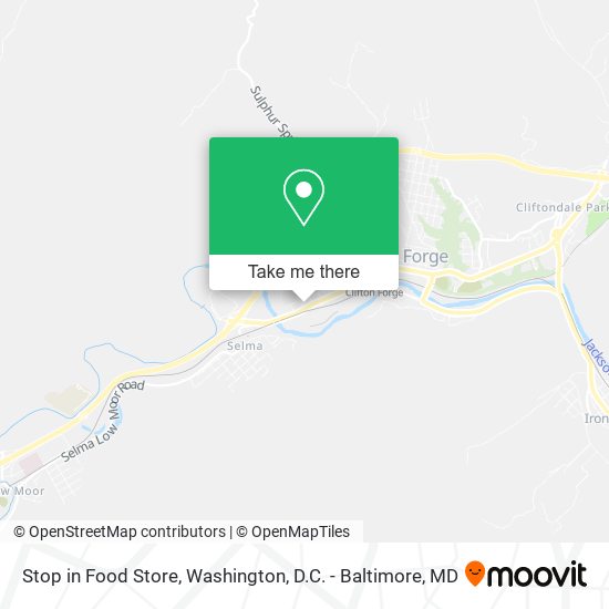 Stop in Food Store map