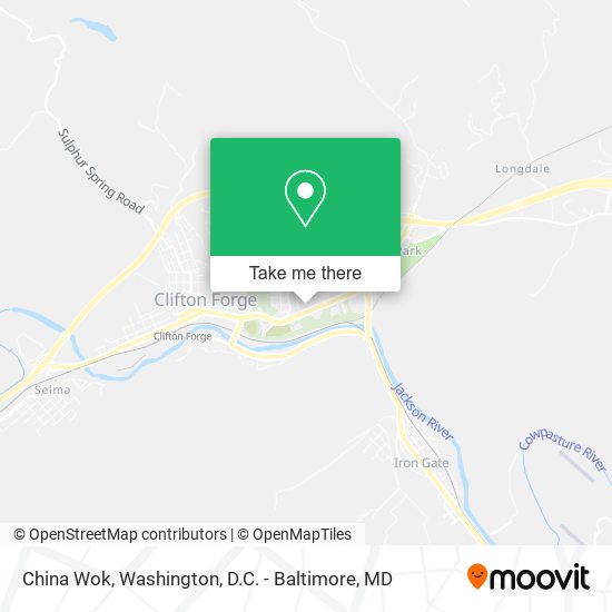 China Wok map