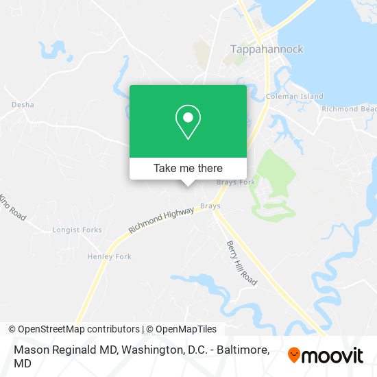 Mapa de Mason Reginald MD