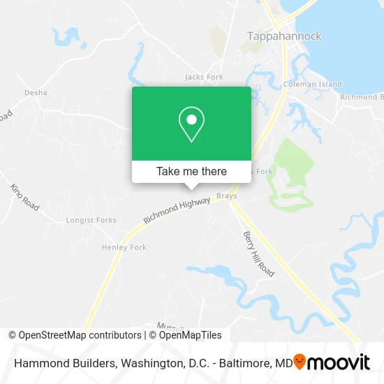 Hammond Builders map