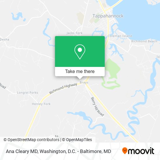 Mapa de Ana Cleary MD
