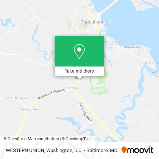 Mapa de WESTERN UNION