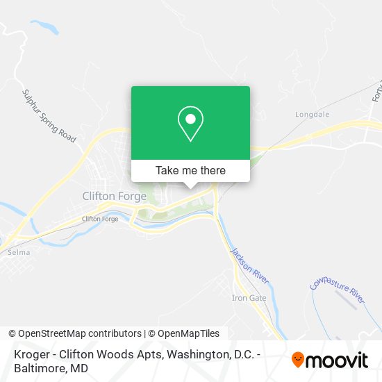 Mapa de Kroger - Clifton Woods Apts