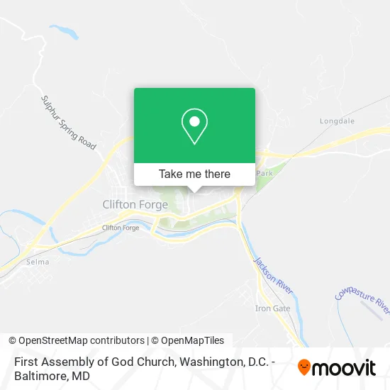 First Assembly of God Church map