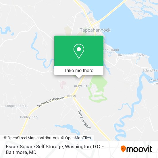 Mapa de Essex Square Self Storage