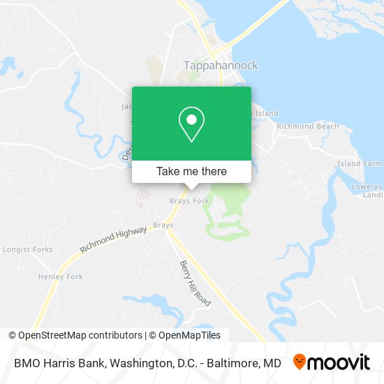 BMO Harris Bank map