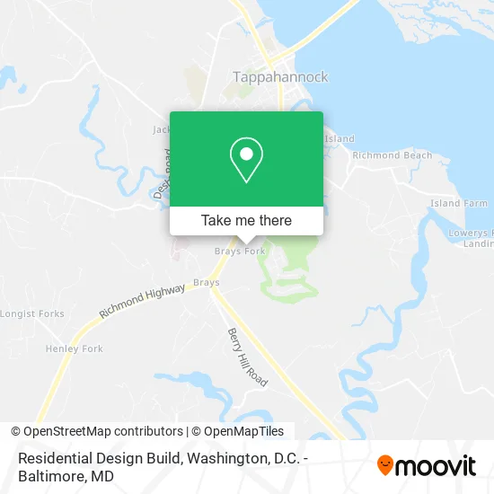 Residential Design Build map