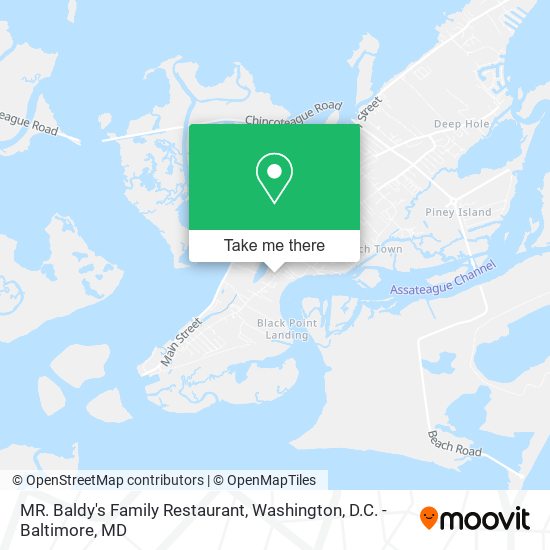 Mapa de MR. Baldy's Family Restaurant