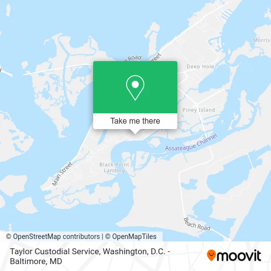 Taylor Custodial Service map