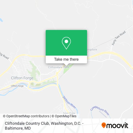 Cliftondale Country Club map