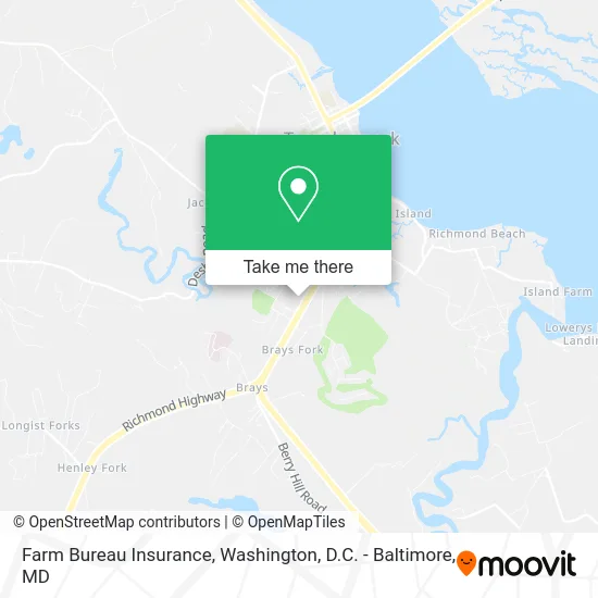 Farm Bureau Insurance map