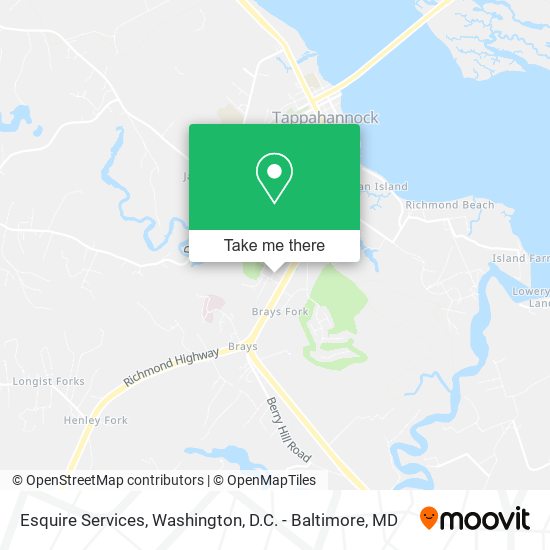 Mapa de Esquire Services