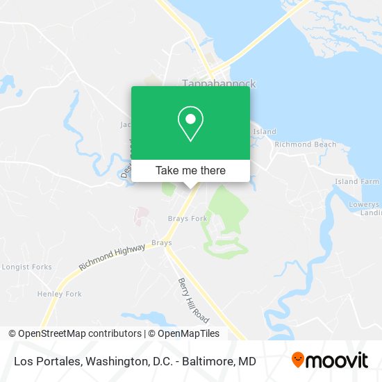 Los Portales map