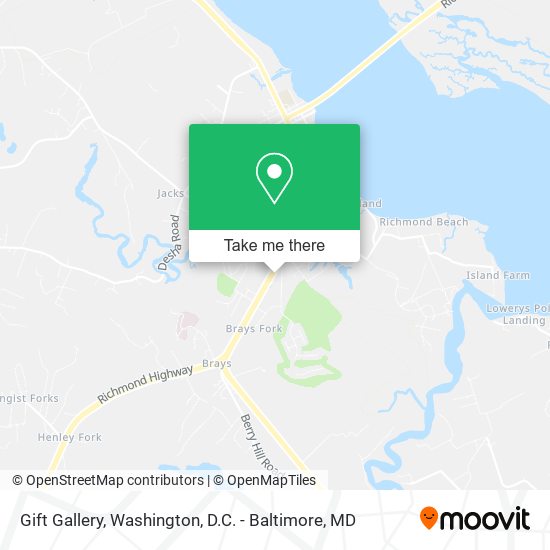 Gift Gallery map