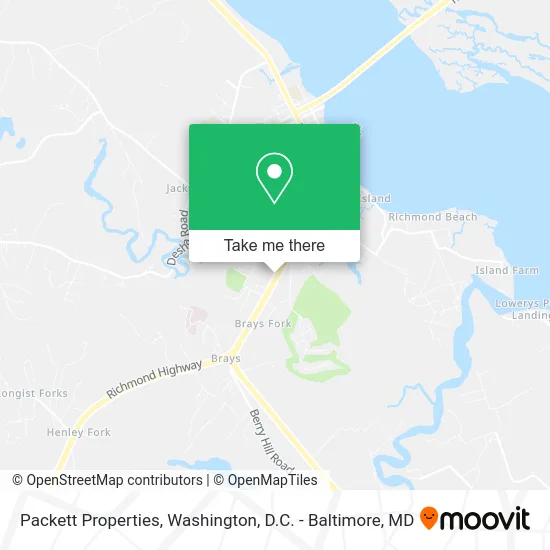 Packett Properties map