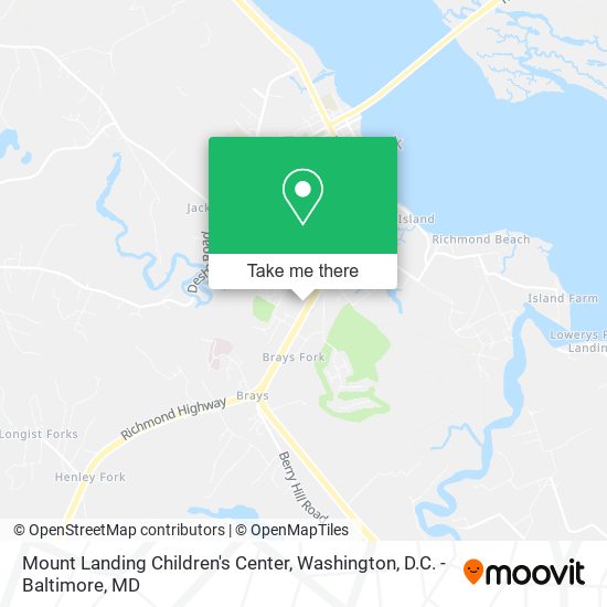 Mapa de Mount Landing Children's Center