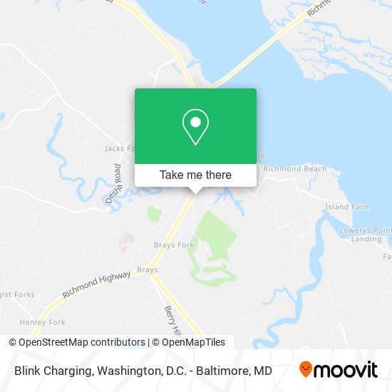 Blink Charging map