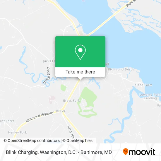 Blink Charging map