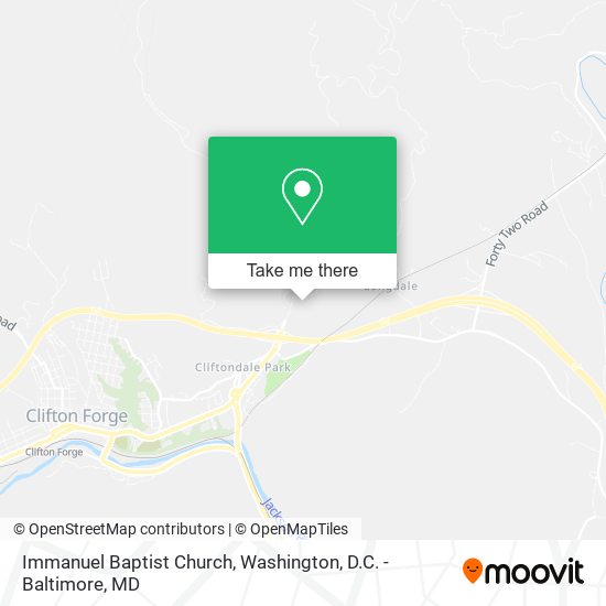 Immanuel Baptist Church map