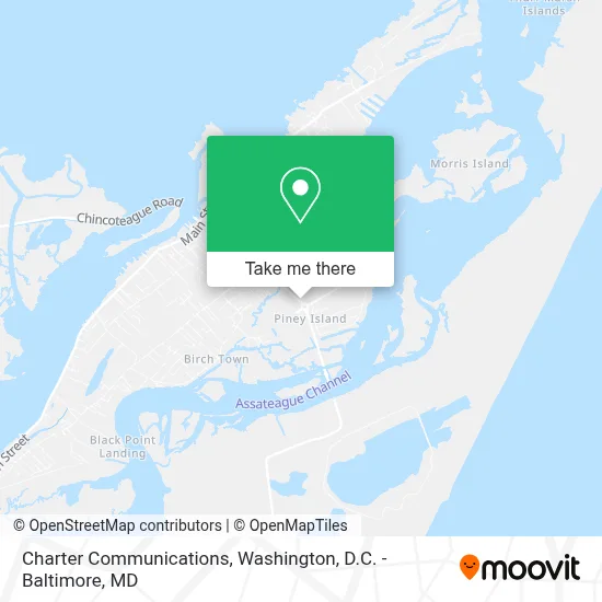 Charter Communications map