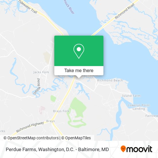 Mapa de Perdue Farms