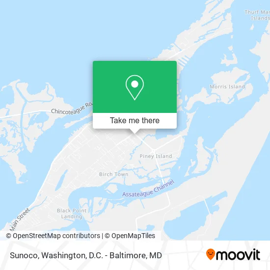 Mapa de Sunoco