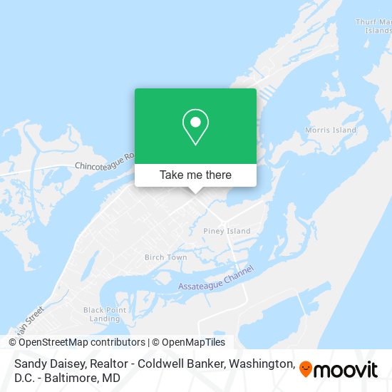 Sandy Daisey, Realtor - Coldwell Banker map
