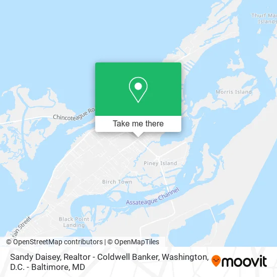 Mapa de Sandy Daisey, Realtor - Coldwell Banker