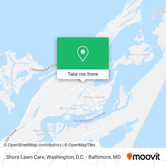 Shore Lawn Care map