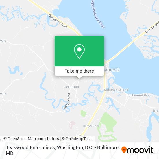 Mapa de Teakwood Enterprises