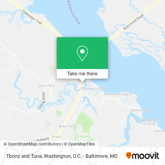 Tbonz and Tuna map