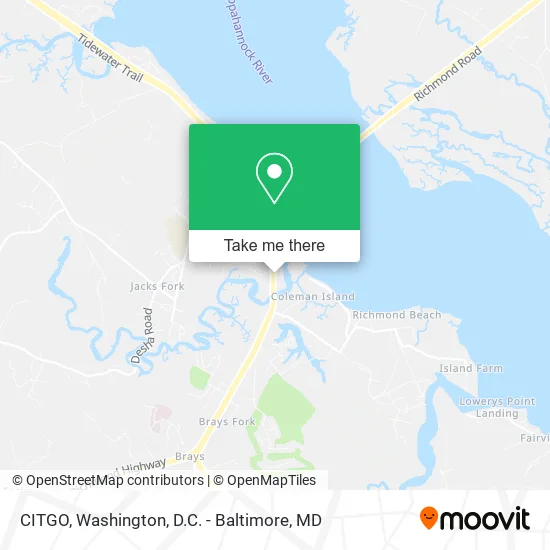 CITGO map