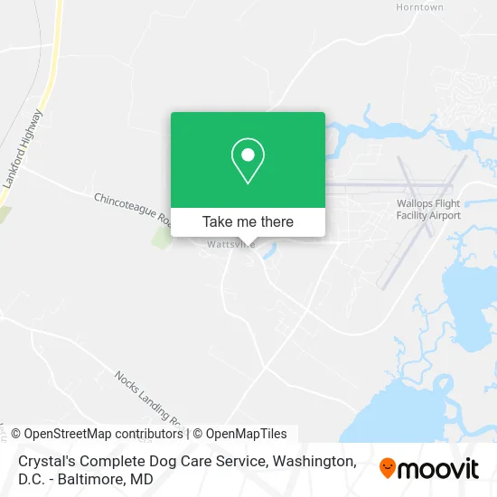 Crystal's Complete Dog Care Service map