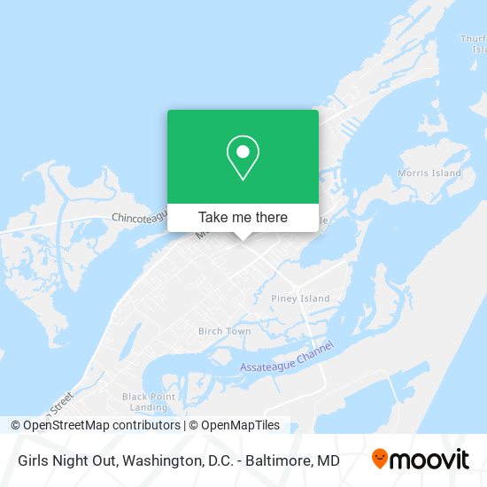 Girls Night Out map