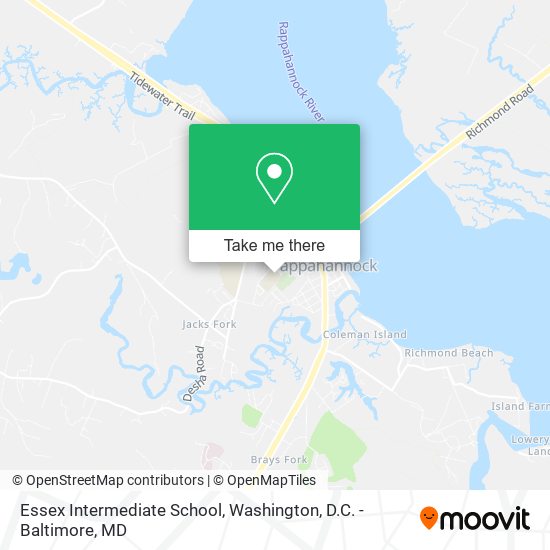 Mapa de Essex Intermediate School