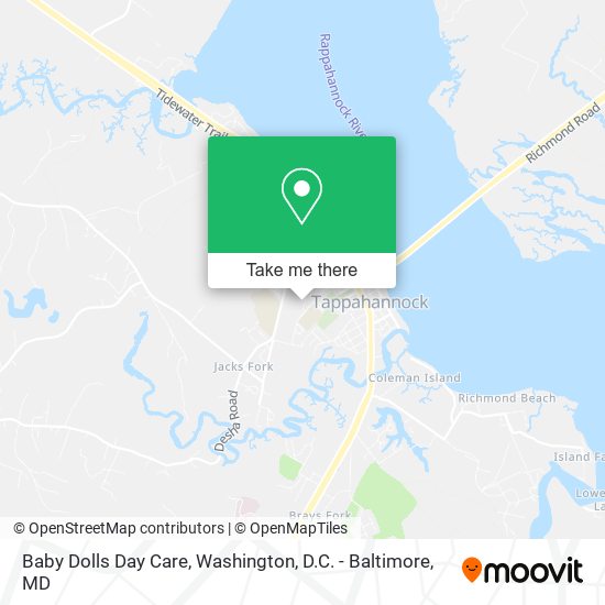 Baby Dolls Day Care map
