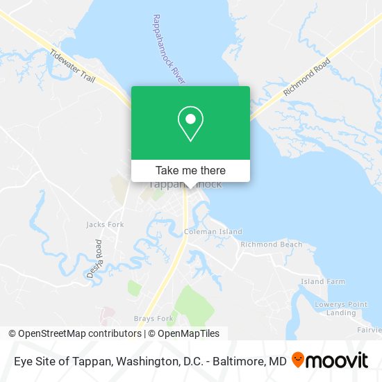 Mapa de Eye Site of Tappan