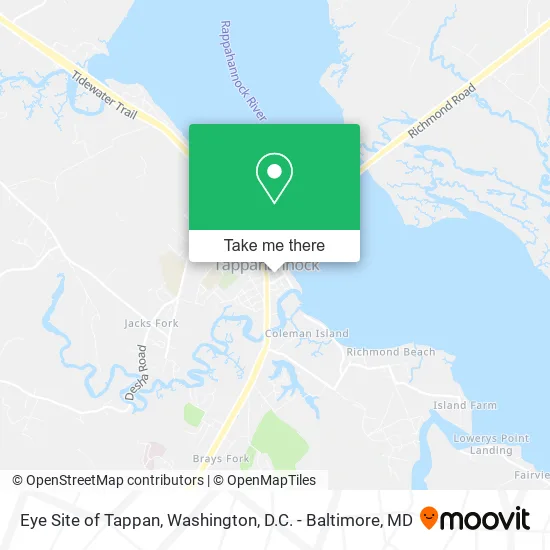 Eye Site of Tappan map