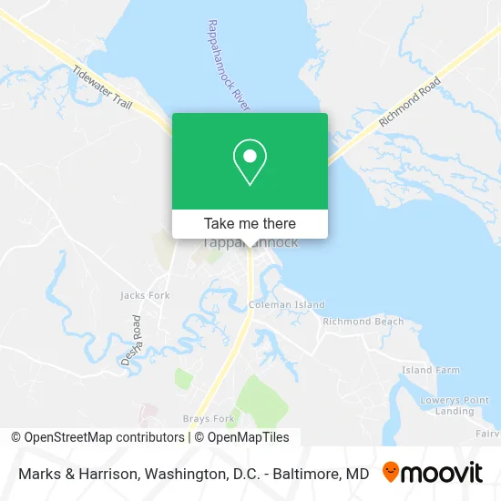 Marks & Harrison map