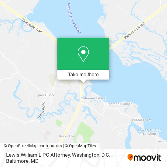 Lewis William L PC Attorney map