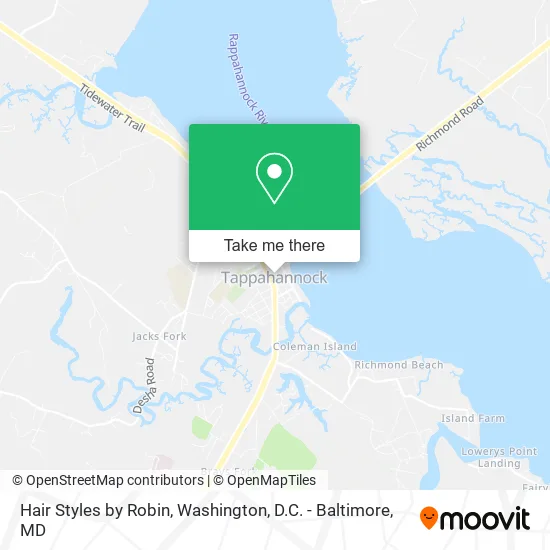 Hair Styles by Robin map