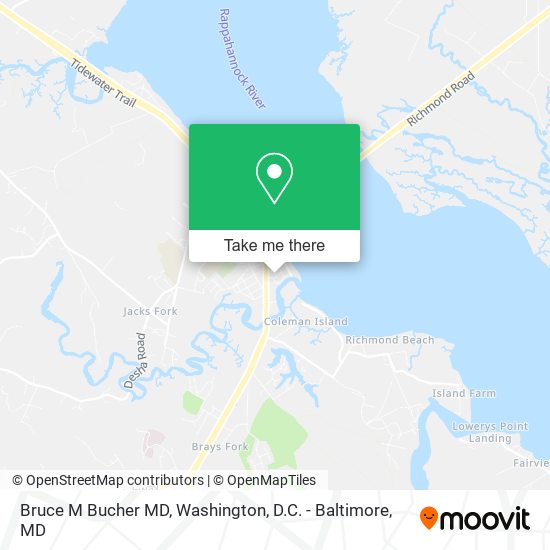 Bruce M Bucher MD map