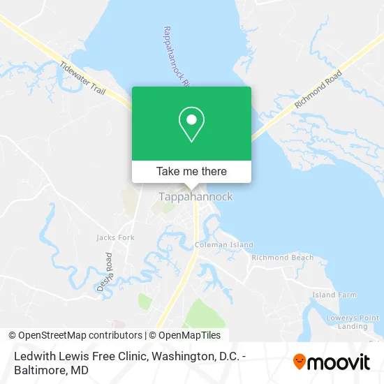Ledwith Lewis Free Clinic map