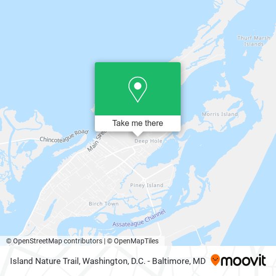 Mapa de Island Nature Trail