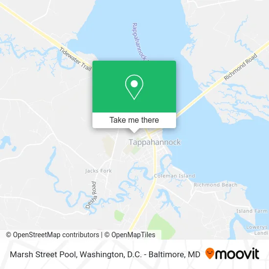 Marsh Street Pool map