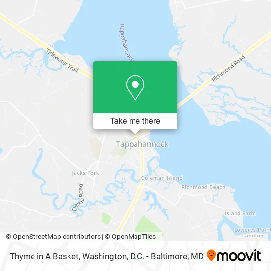 Thyme in A Basket map