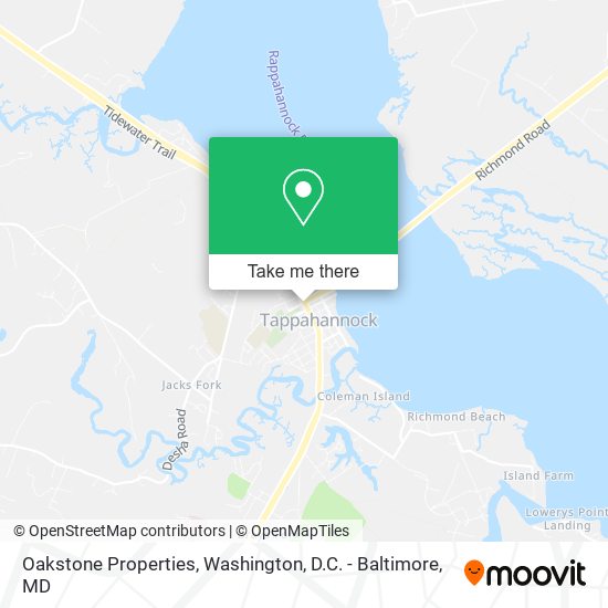 Oakstone Properties map