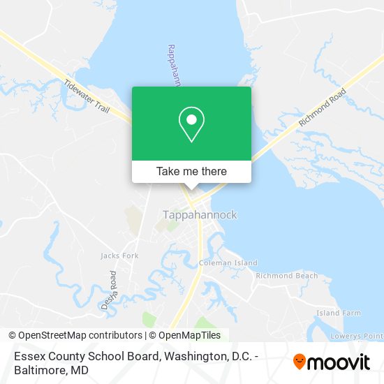 Mapa de Essex County School Board