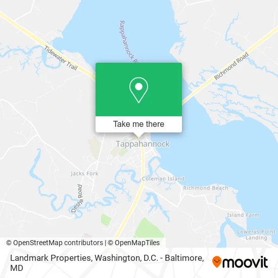 Landmark Properties map